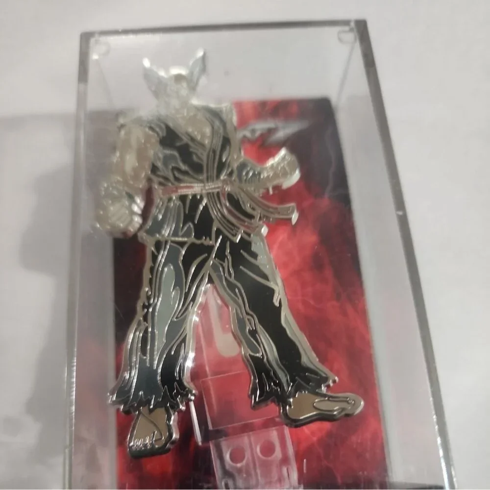 RARE 1/250 silver nickel plated  FiGPiN Tekken 7 Heihachi‎ Mishima Exclusive pin